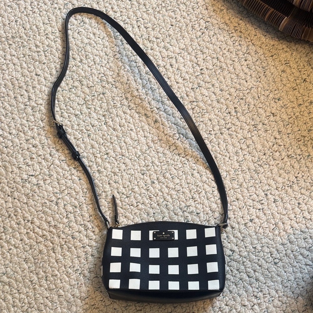 Kate Spade Grove Street Pop Art Checkered Millie Crossbody Bag